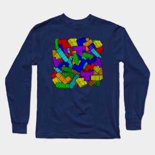 Tetris Pile Long Sleeve T-Shirt